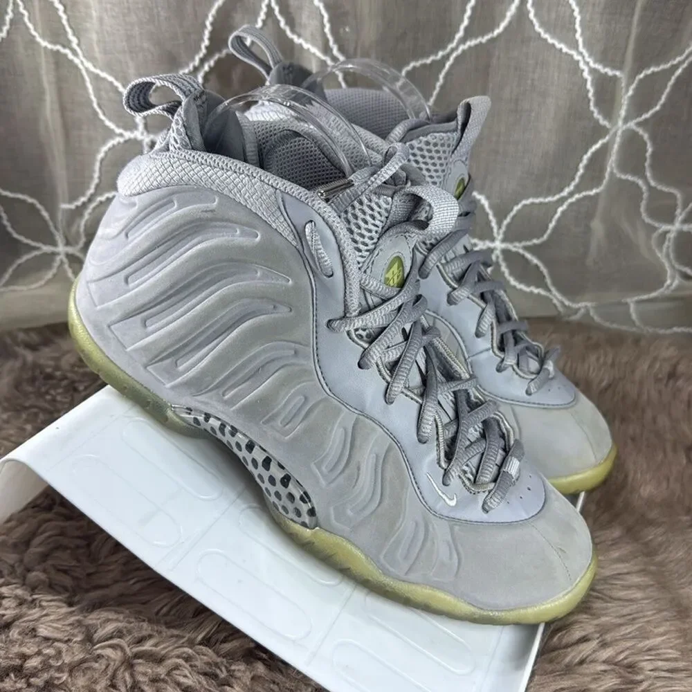 (E3) Nike Air Little Posite One PRM Foamposite Wolf Grey suede GS 2015